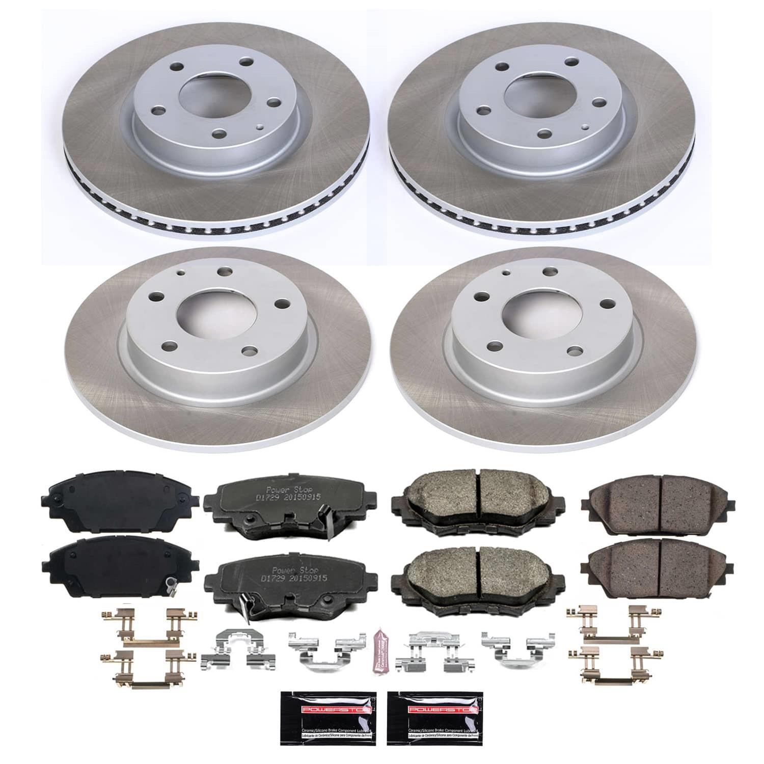 Power Stop 14-16 Mazda 3 Front and Rear Semi-Coated Rotor Kit (1x psbSC6963, 1x psbSC6974) thumbnail 4
