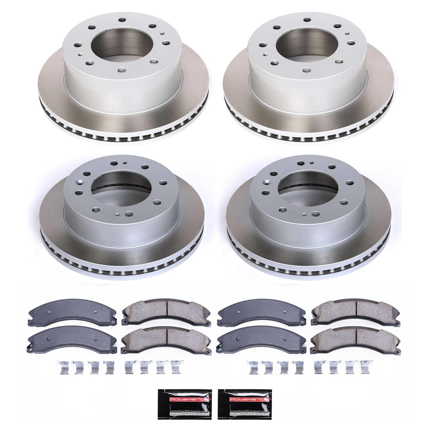 Power Stop 15-19 Chevrolet Silverado 2500 HD Front and Rear Semi-Coated Rotor Kit (3x psb17-1565, 2x psbAR82153SCR, 2x psbAR82155SCR) thumbnail 5