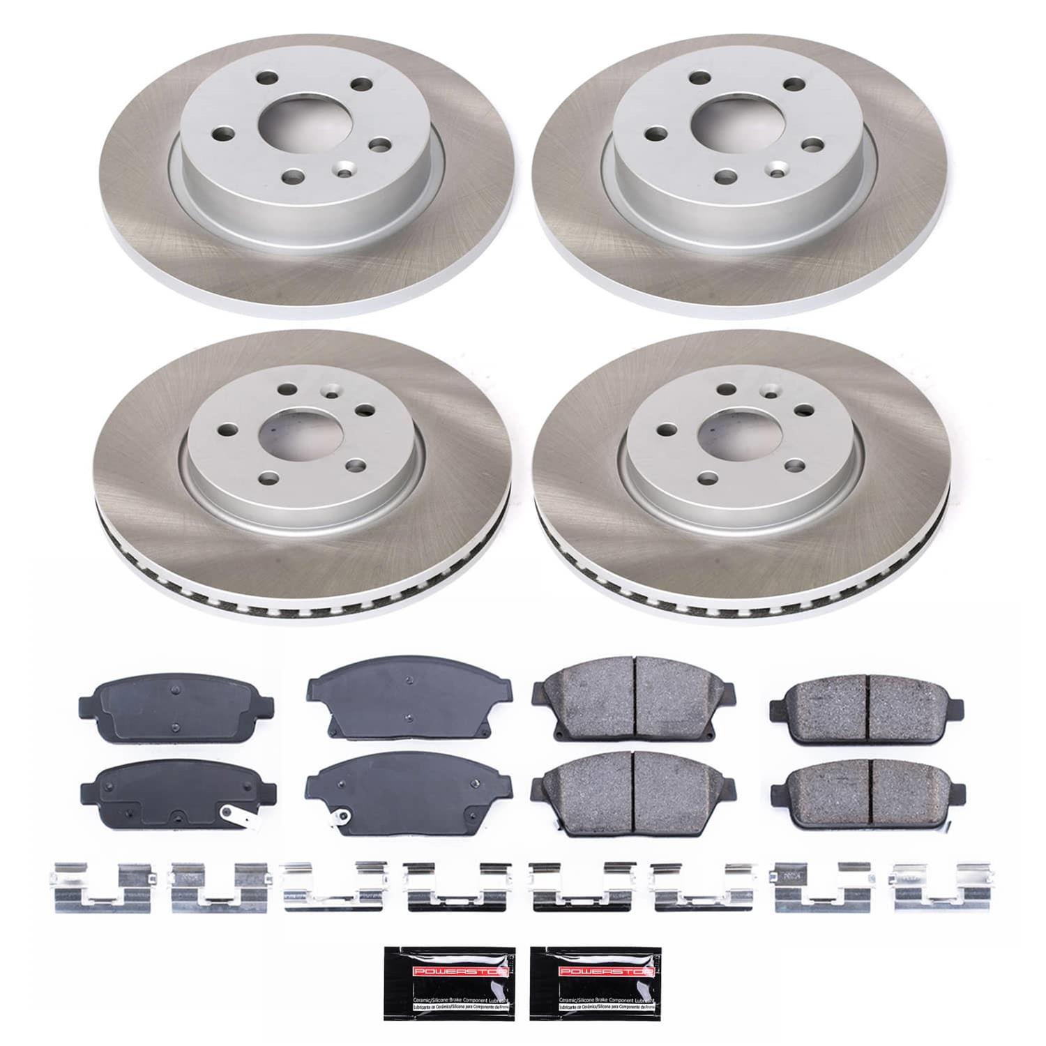 Power Stop 15-17 Chevrolet Trax Front and Rear Semi-Coated Rotor Kit (1x psbSC5544, 1x psbSC6996) thumbnail 5