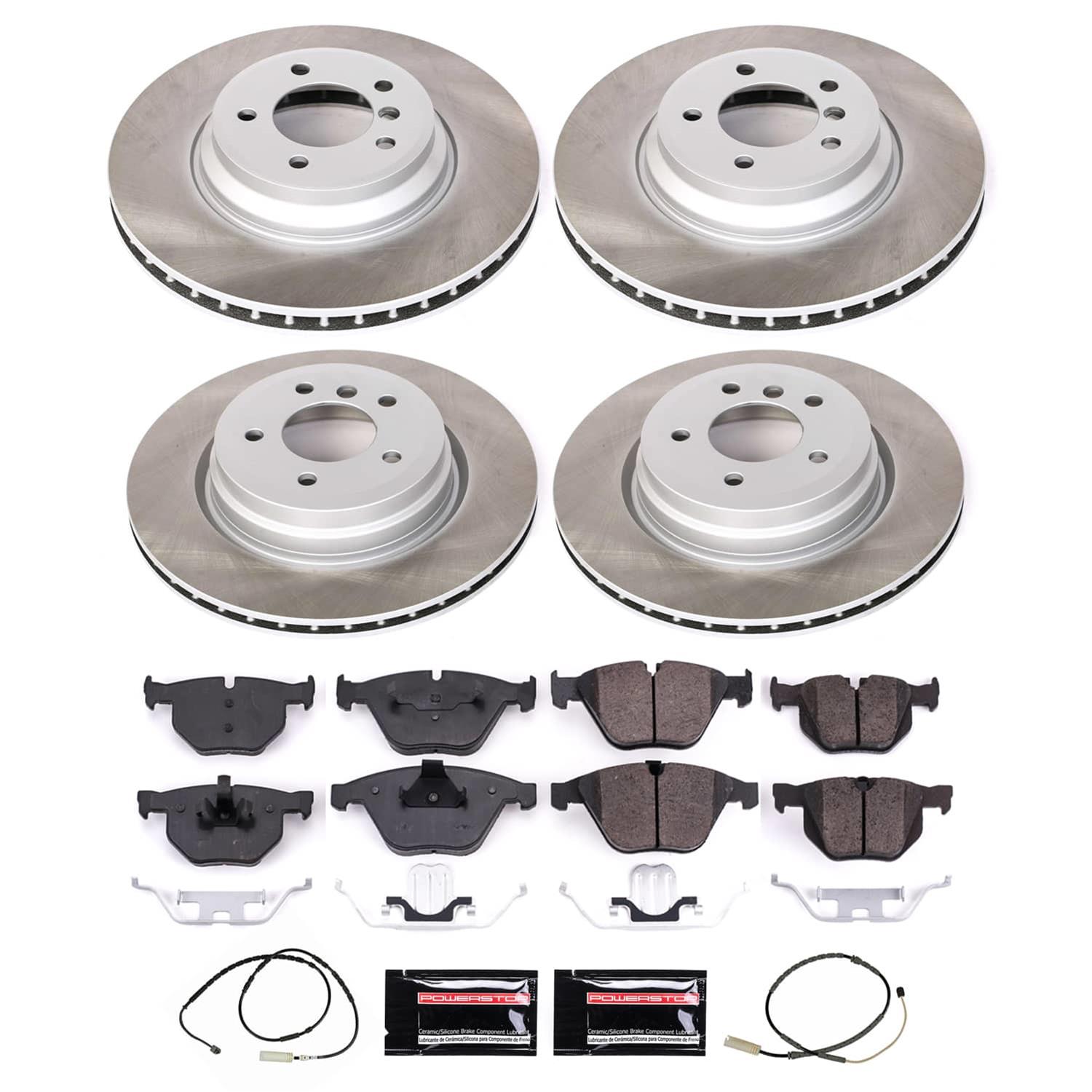 Power Stop 13-15 BMW X1 Front and Rear Semi-Coated Rotor Kit (1x psbSC6058, 1x psbSC7009) thumbnail 5