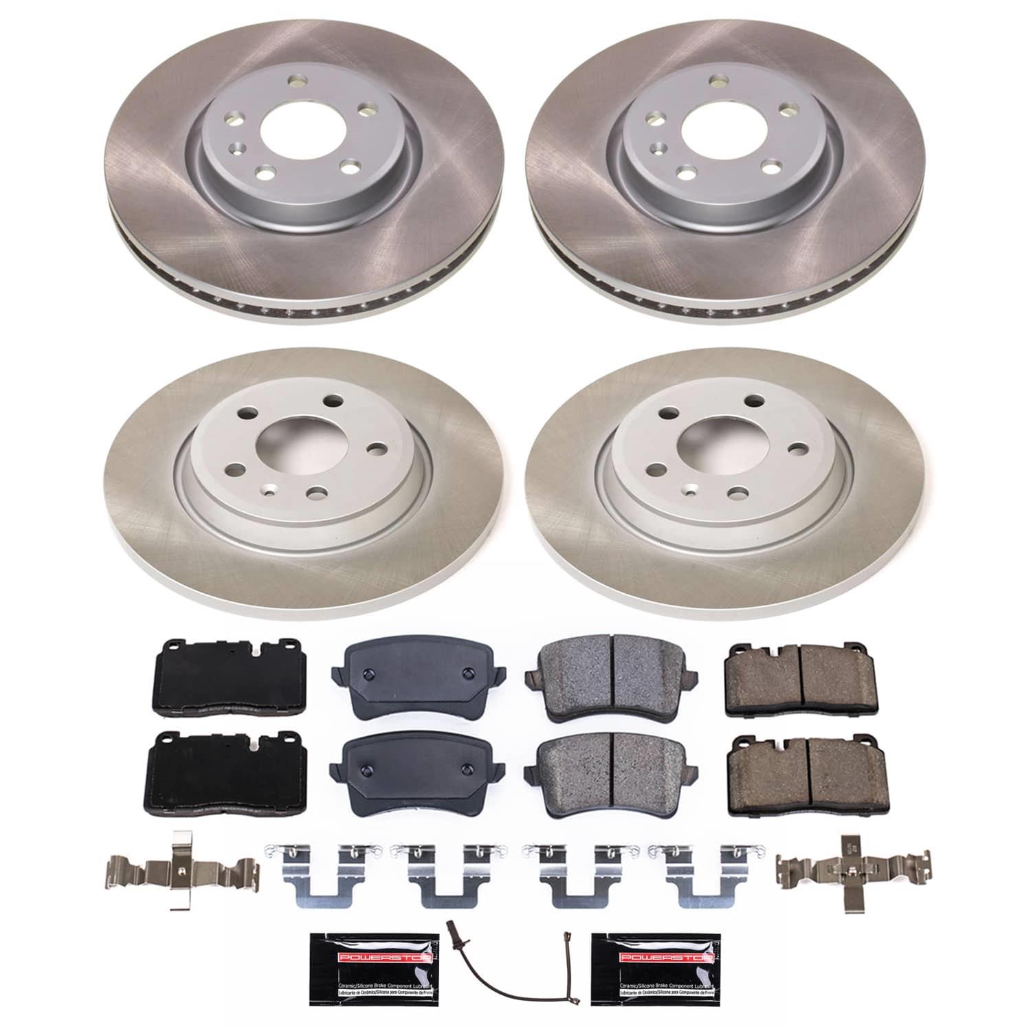 Power Stop 2013 Audi Q5 Front and Rear Semi-Coated Rotor Kit (1x psbSC4745, 1x psbSC7072) thumbnail 5