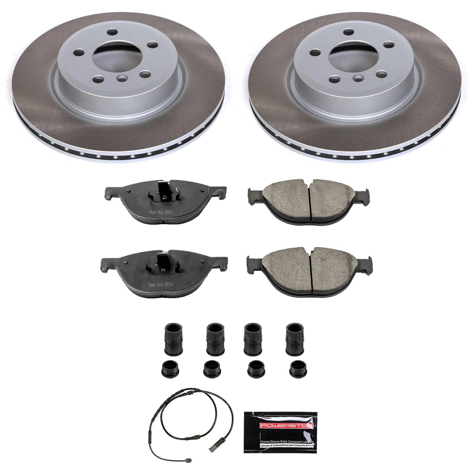 Power Stop 12-13 BMW 528i Front Semi-Coated Rotor Kit thumbnail 4
