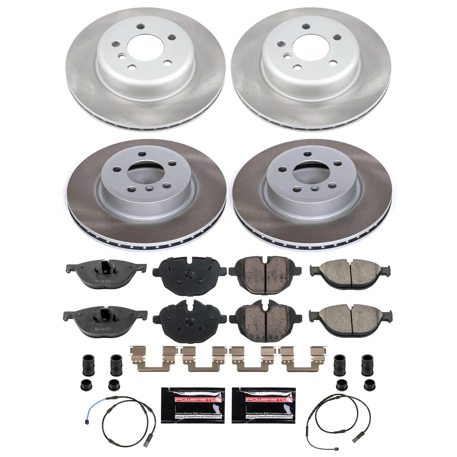 Power Stop 12-13 BMW 528i Front and Rear Semi-Coated Rotor Kit (1x psbSC6034, 1x psbSC7162) thumbnail 5