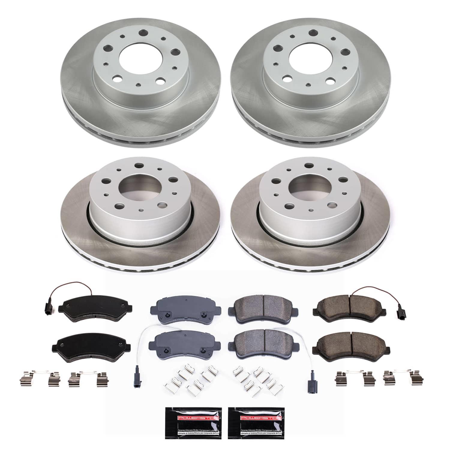 Power Stop 14-15 Ram ProMaster 1500 Front and Rear Semi-Coated Rotor Kit (1x psbSC7303, 1x psbSC7313) thumbnail 5
