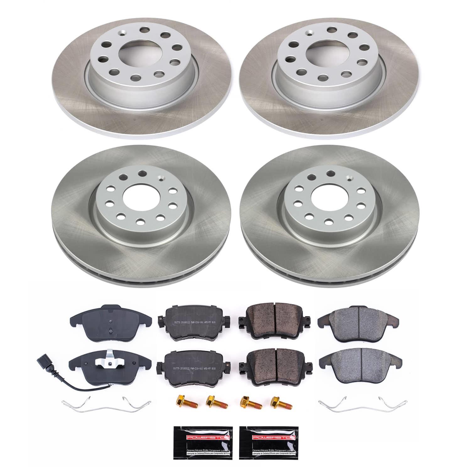Power Stop 15-20 Volkswagen Passat Front and Rear Semi-Coated Rotor Kit (1x psbSC2963, 1x psbSC7053) thumbnail 5