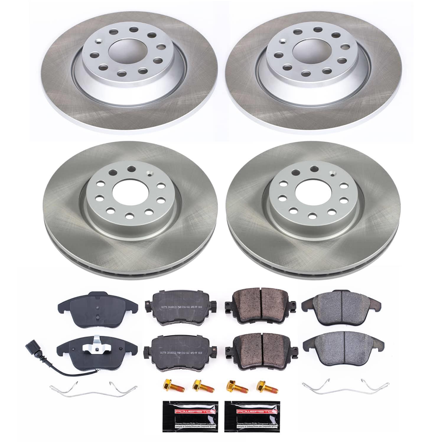 Power Stop 16-18 Audi Q3 Front and Rear Semi-Coated Rotor Kit (1x psbSC2963, 1x psbSC7707) thumbnail 5