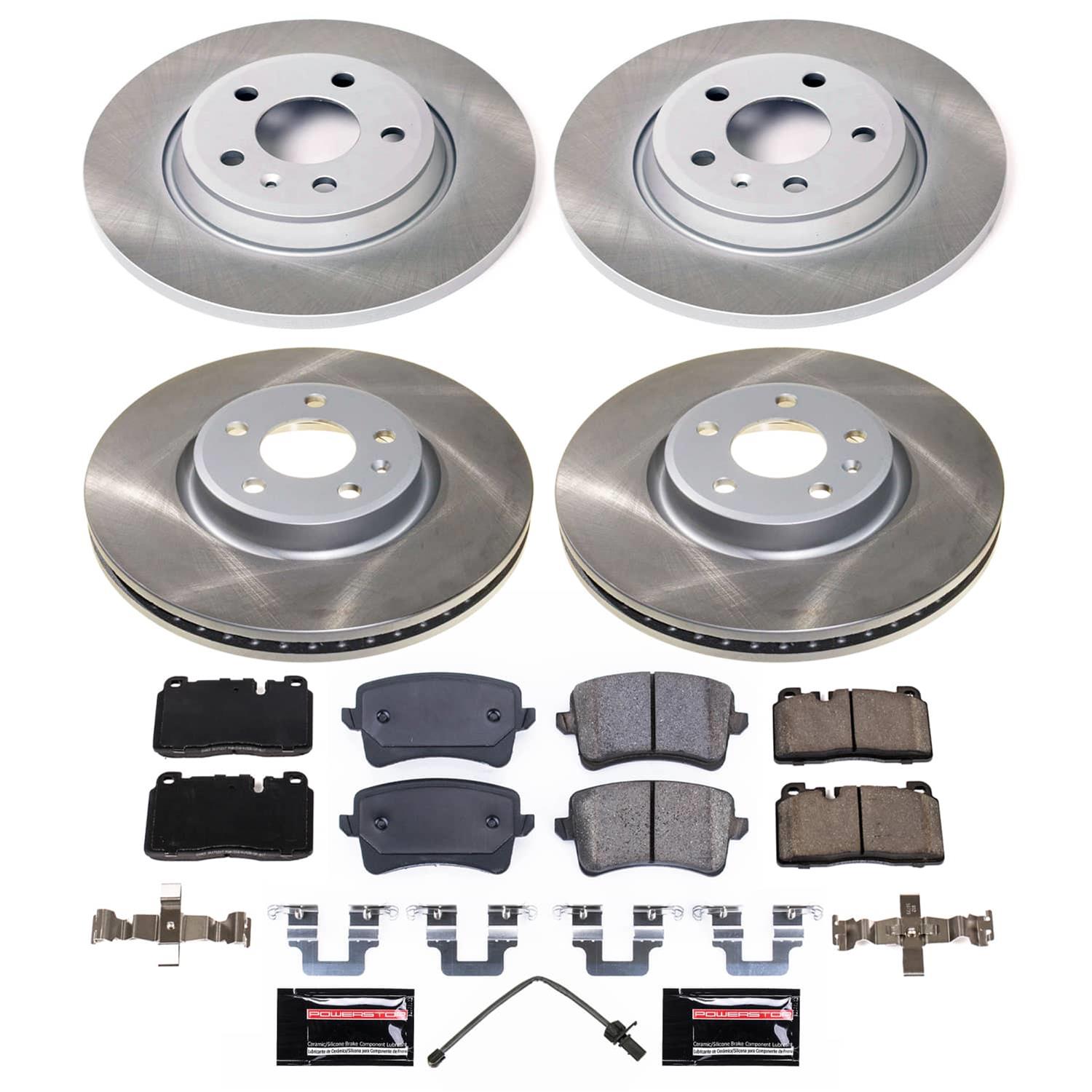 Power Stop 13-17 Audi Q5 Front and Rear Semi-Coated Rotor Kit (1x psbSC4745, 1x psbSC7653) thumbnail 4