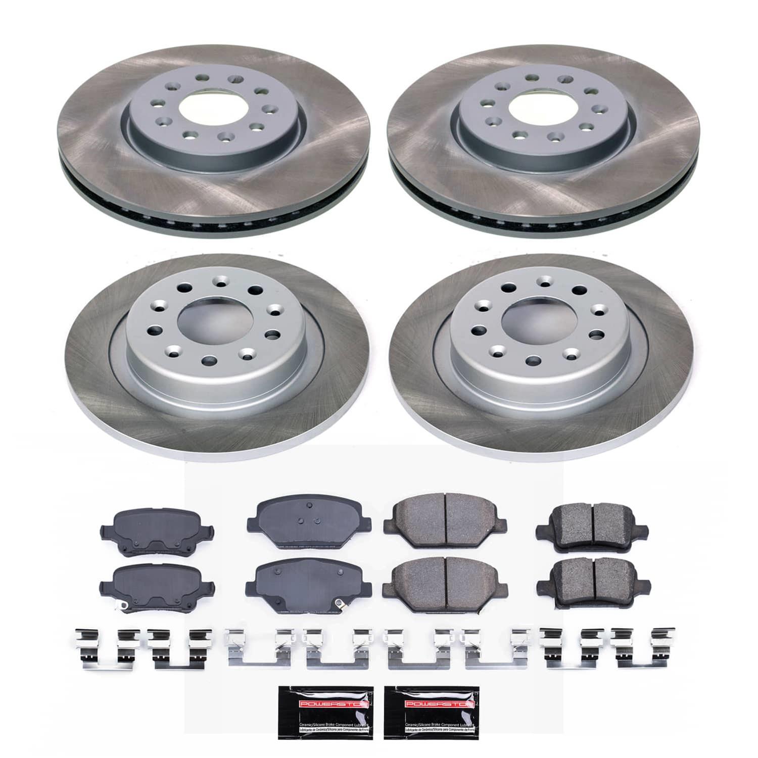 Power Stop 17-18 Buick LaCrosse Front and Rear Semi-Coated Rotor Kit (1x psbSC7661, 1x psbSC7717) thumbnail 5