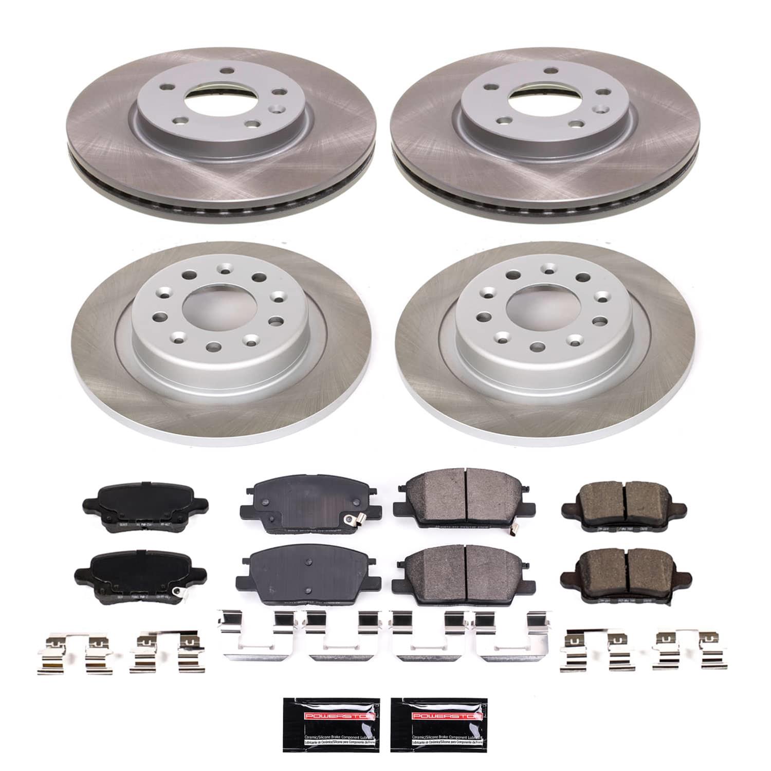 Power Stop 2019 Buick LaCrosse Front and Rear Semi-Coated Rotor Kit (1x psbSC7400, 1x psbSC7721) thumbnail 5
