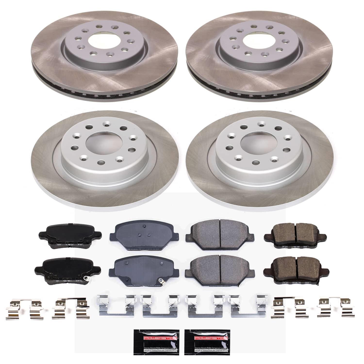 Power Stop 2019 Buick LaCrosse Front and Rear Semi-Coated Rotor Kit (1x psbSC7661, 1x psbSC7721) thumbnail 5