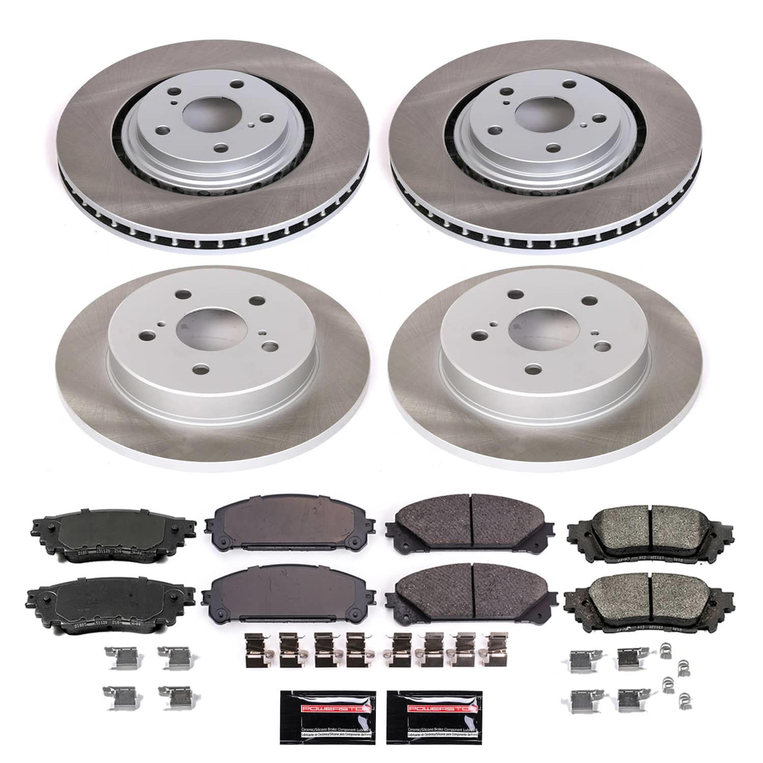 Power Stop 15-17 Lexus NX0t Front and Rear Semi-Coated Rotor Kit (1x psbSC4713, 1x psbSC7739) thumbnail 4