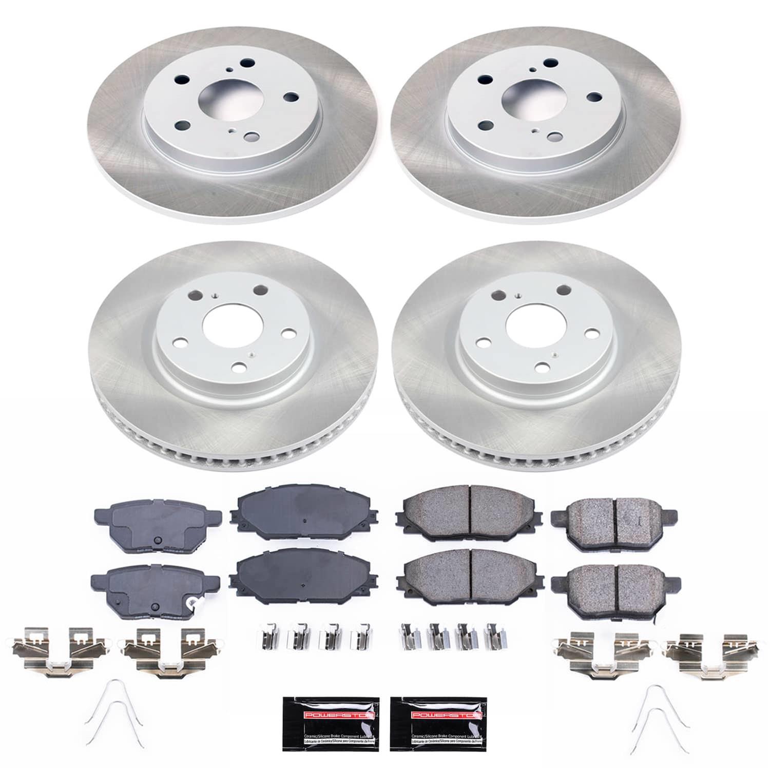 Power Stop 2016 Scion iM Front and Rear Semi-Coated Rotor Kit (1x psbSC3054, 1x psbSC7753) thumbnail 5