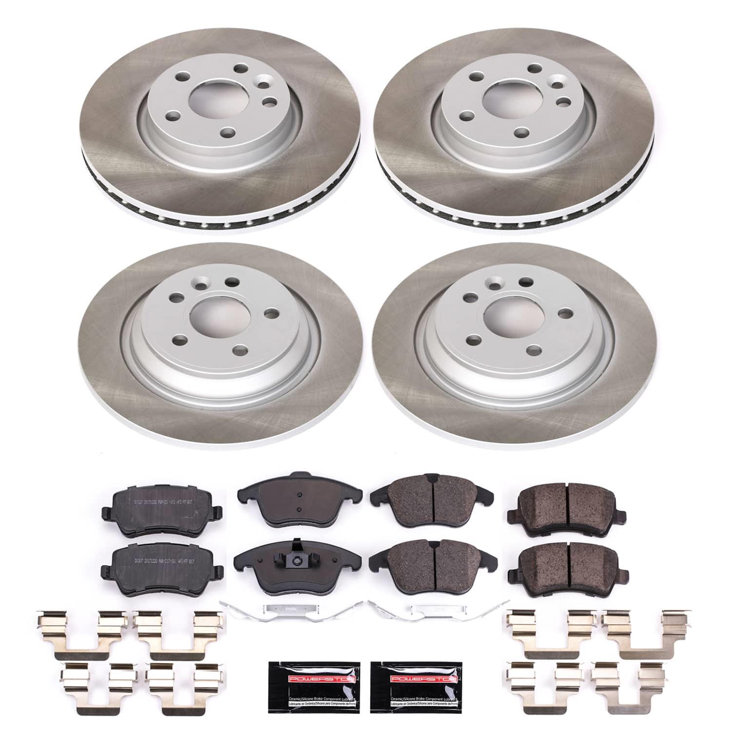 Power Stop 15-18 Volvo S60 Front and Rear Semi-Coated Rotor Kit (1x psbSC4700, 1x psbSC4704) thumbnail 4