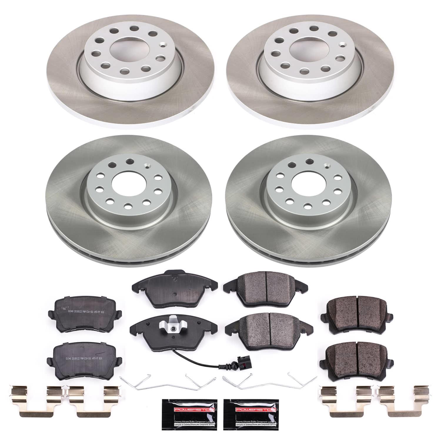 Power Stop 09-17 Volkswagen CC Front and Rear Semi-Coated Rotor Kit (1x psbSC2259, 1x psbSC7324) thumbnail 5