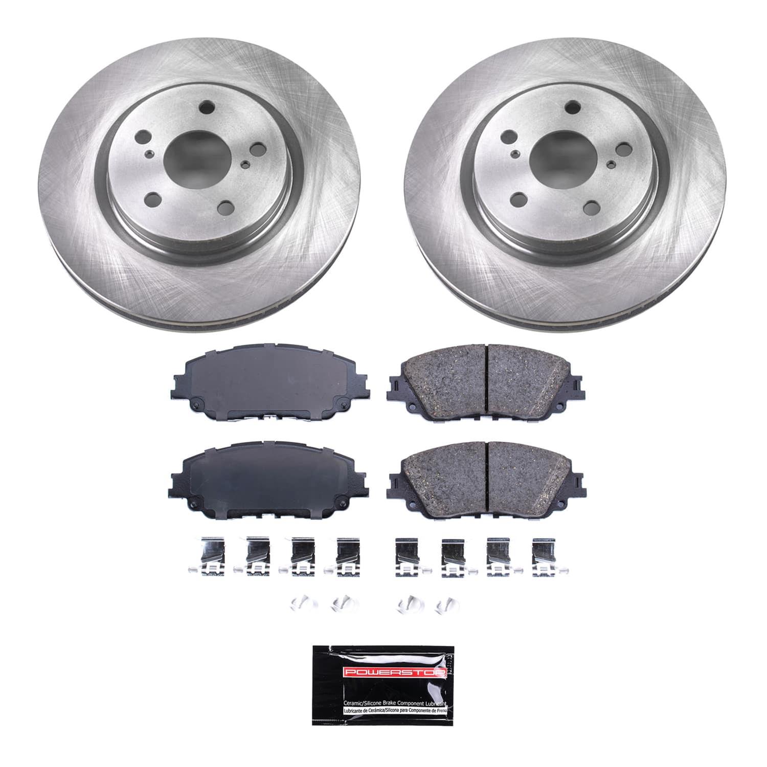 Power Stop 18-23 Toyota Camry Front and Rear Semi-Coated Rotor Kit (1x psbSC7895, 1x psbSC7905) thumbnail 7