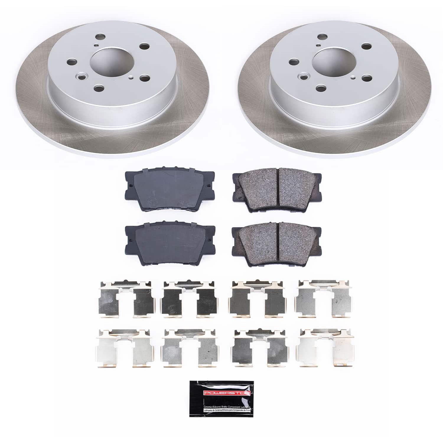 Power Stop 18-23 Toyota Camry Front and Rear Semi-Coated Rotor Kit (1x psbSC7895, 1x psbSC7905) thumbnail 8