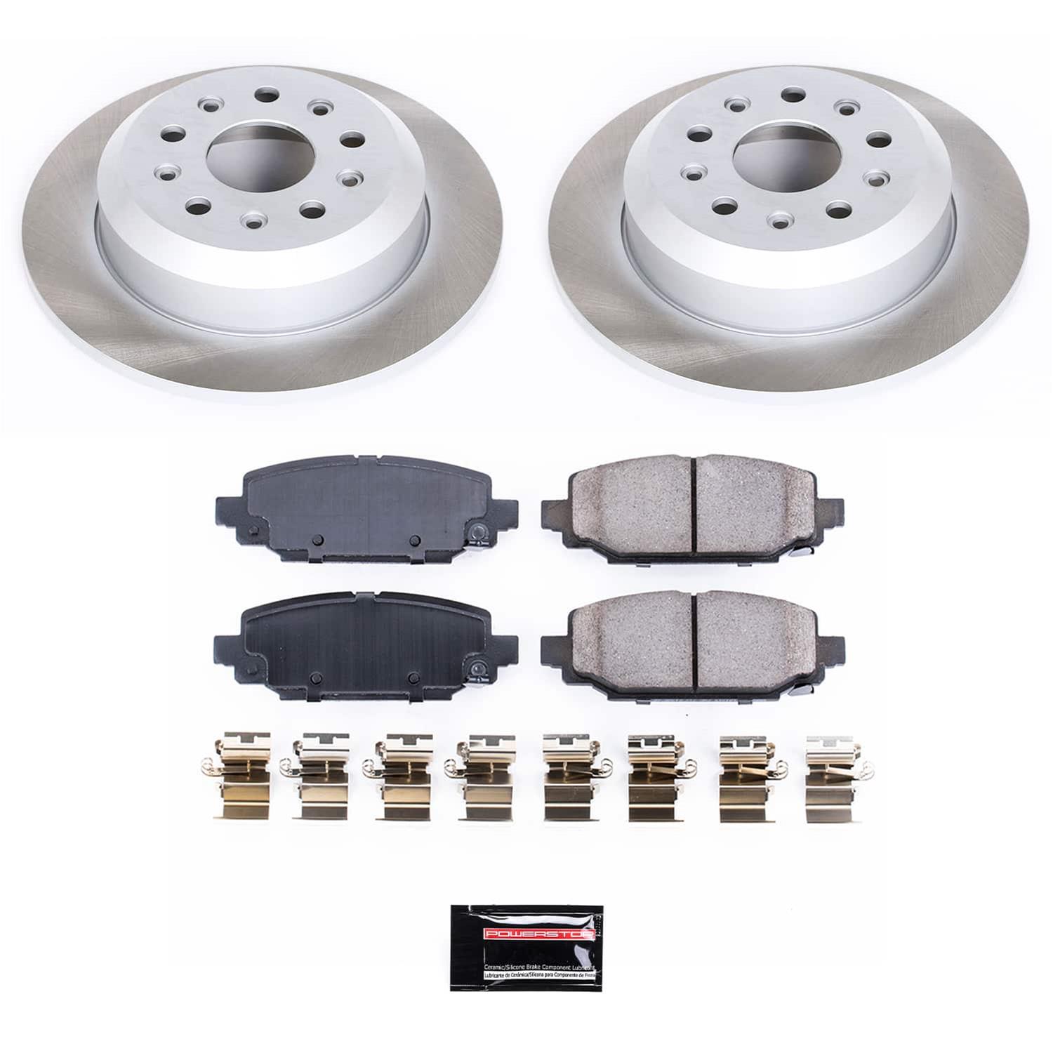 Power Stop 18-22 Jeep Wrangler Rear Semi-Coated Rotor Kit thumbnail 5