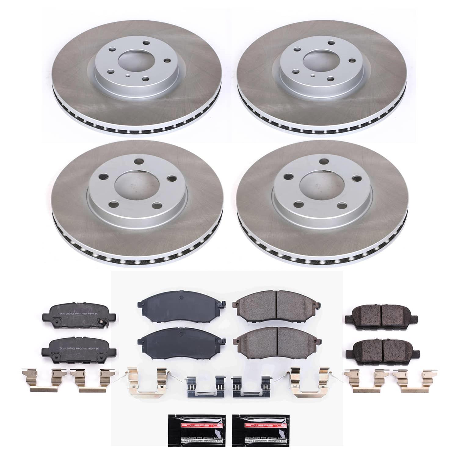 Power Stop 09-12 Infiniti EX35 Front and Rear Semi-Coated Rotor Kit (1x psbSC112, 1x psbSC8062) thumbnail 5