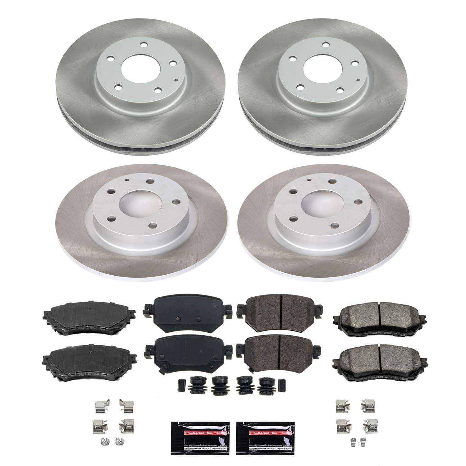 Power Stop 16-18 Mazda 6 Front and Rear Semi-Coated Rotor Kit (1x psbSC6968, 1x psbSC8068) thumbnail 5