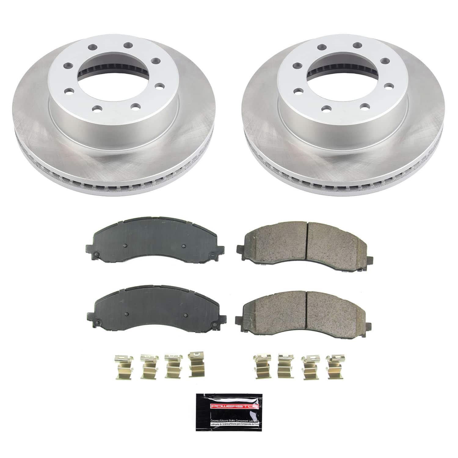 Power Stop 19-22 Ram 3500 Front Semi-Coated Rotor Kit (1x psb17-2223, 2x psbAR8373SCR) thumbnail 5