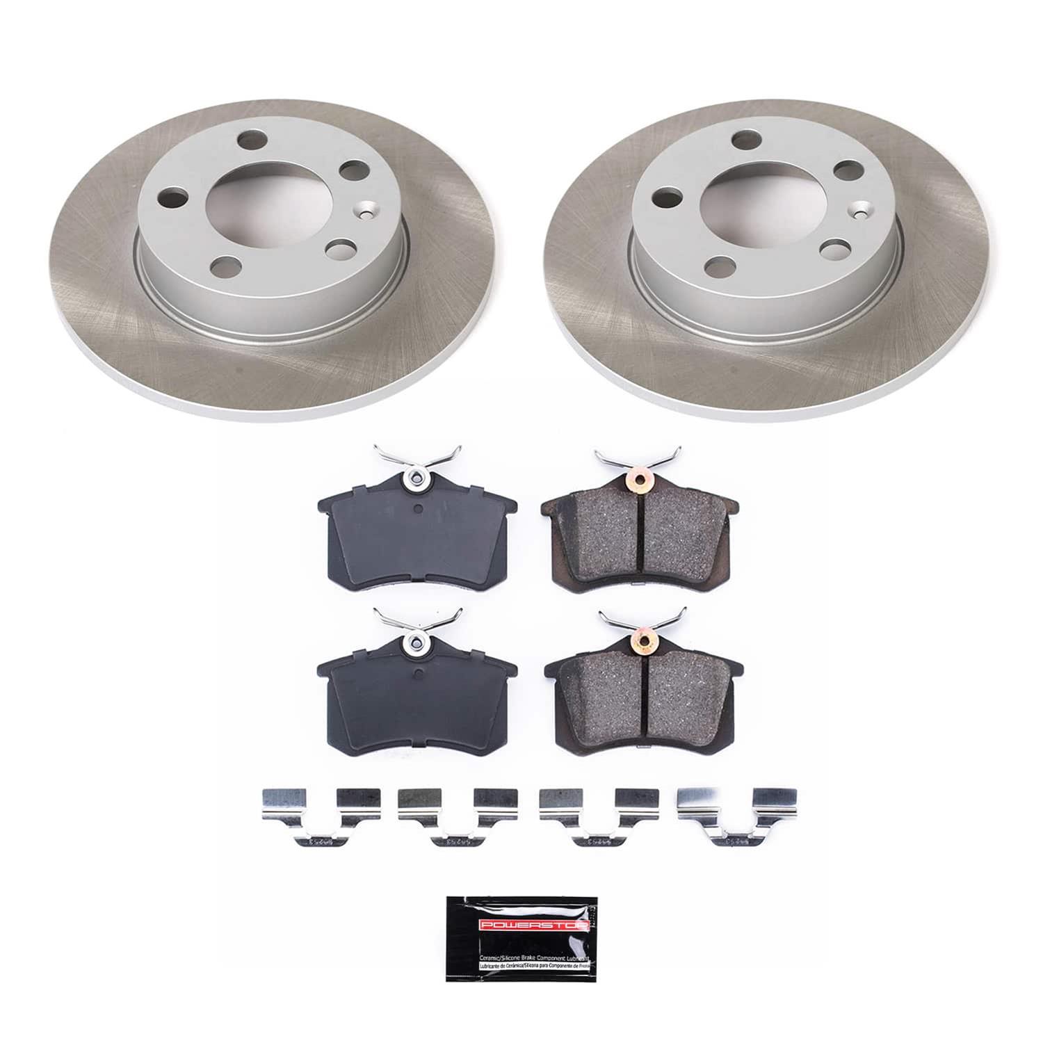 Power Stop 00-06 Audi TT Rear Semi-Coated Rotor Kit thumbnail 5
