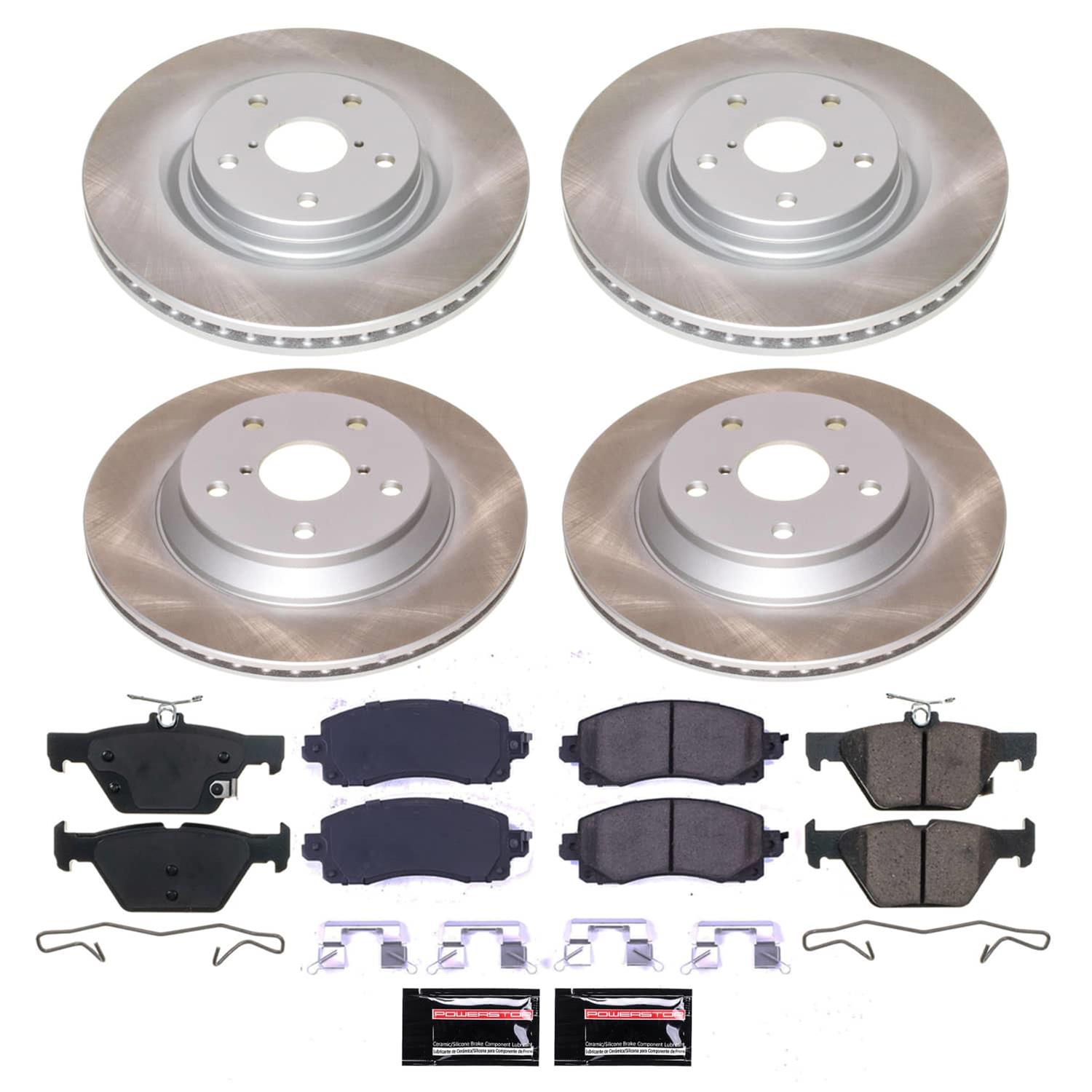 Power Stop 19-22 Subaru Forester Front and Rear Semi-Coated Rotor Kit (1x psbSC8481, 1x psbSC8495) thumbnail 5