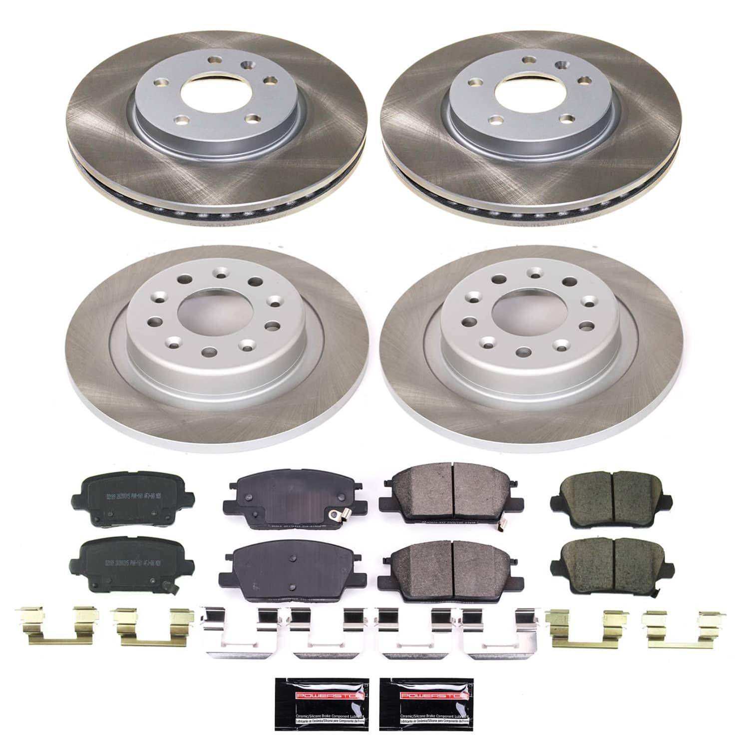 Power Stop 19-20 Buick Regal Sportback Front and Rear Semi-Coated Rotor Kit (1x psbSC7400, 1x psbSC8677) thumbnail 4