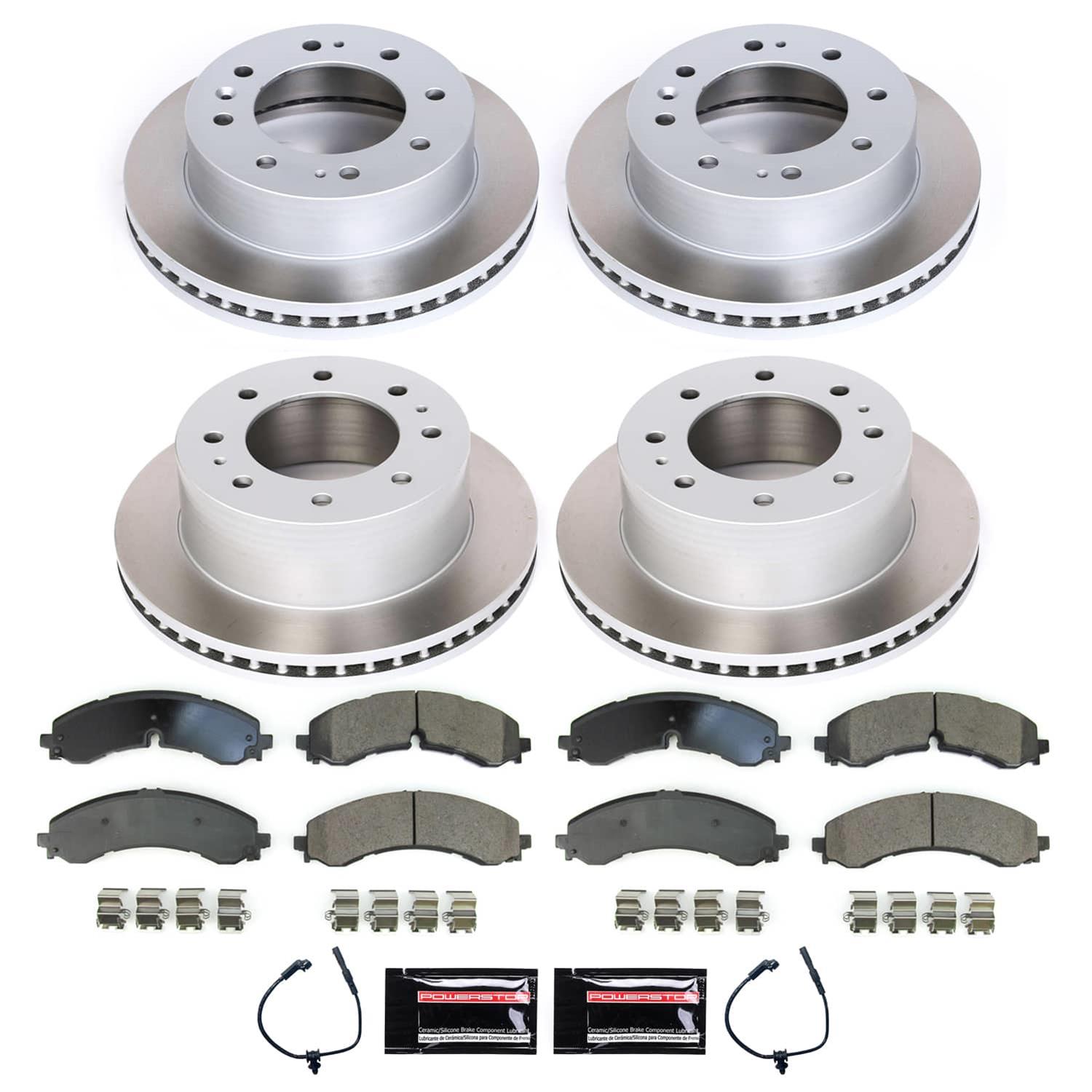 Power Stop 20-23 Chevrolet Silverado 2500 HD Front and Rear Semi-Coated Rotor Kit (2x psbSW-1218, 2x psbAR82153SCR, 2x psbAR82155SCR, 3x psb17-2250) thumbnail 5
