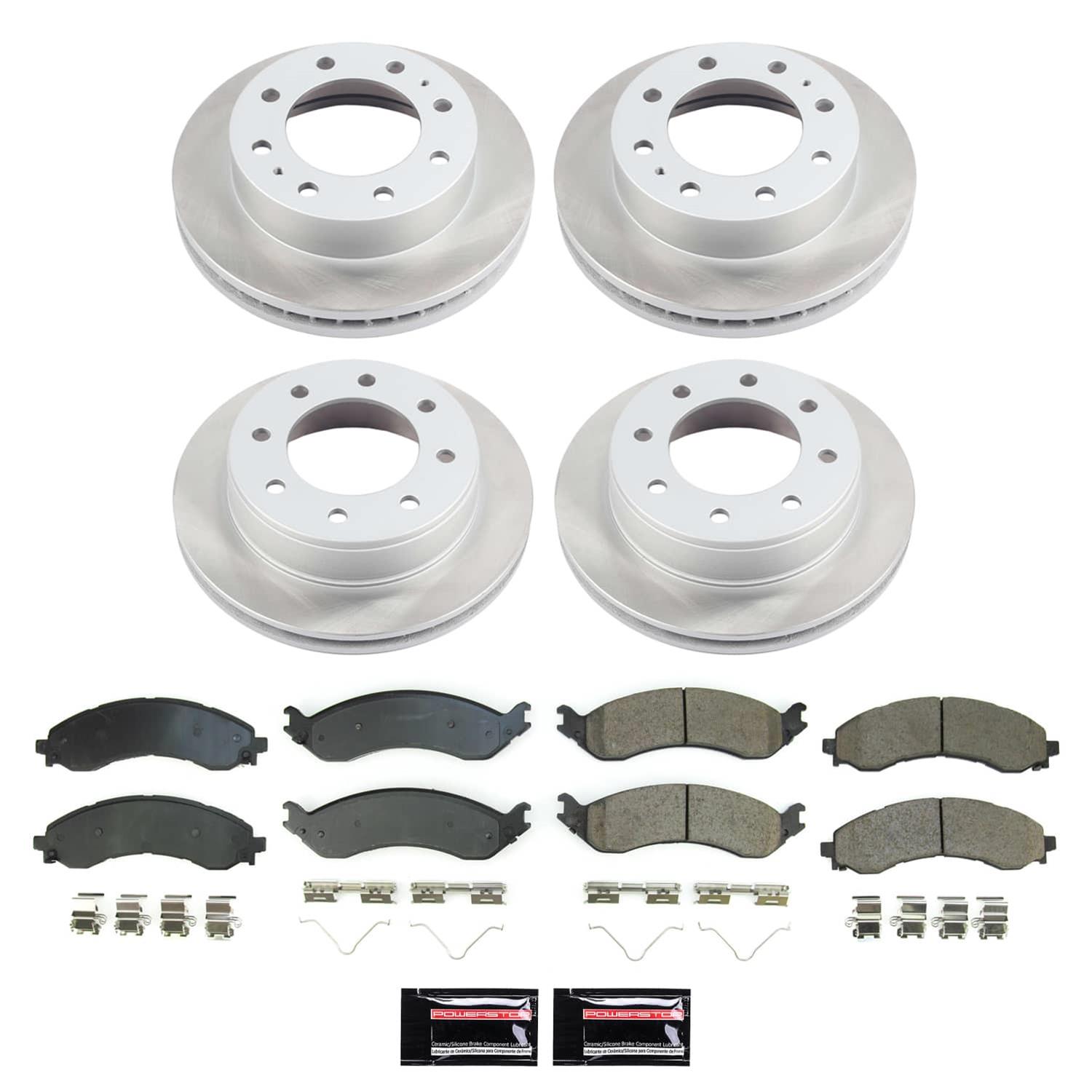 Power Stop 21-23 Chevrolet Express 2500 Front and Rear Semi-Coated Rotor Kit (1x psbSC8746, 1x psbSC8767) thumbnail 5