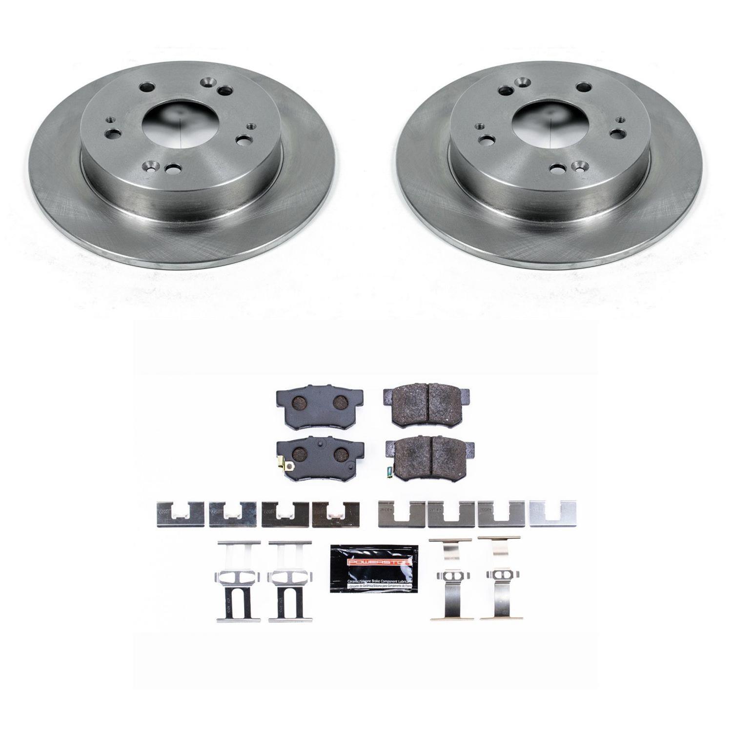 Power Stop 06-11 Honda Civic Front & Rear Track Day Brake Kit (1x psbTDBK2439, 1x psbTDBK1243) thumbnail 9