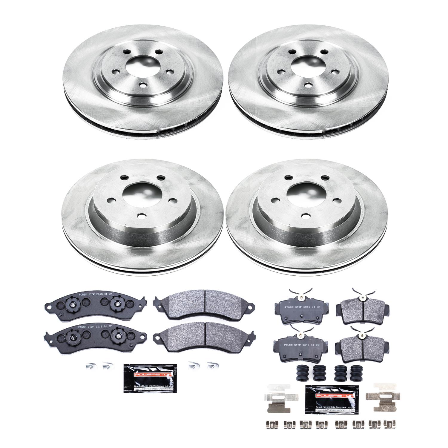 Power Stop 94-99 Ford Mustang Front & Rear Track Day Brake Kit (1x psbTDBK1306, 1x psbTDBK1304) thumbnail 5