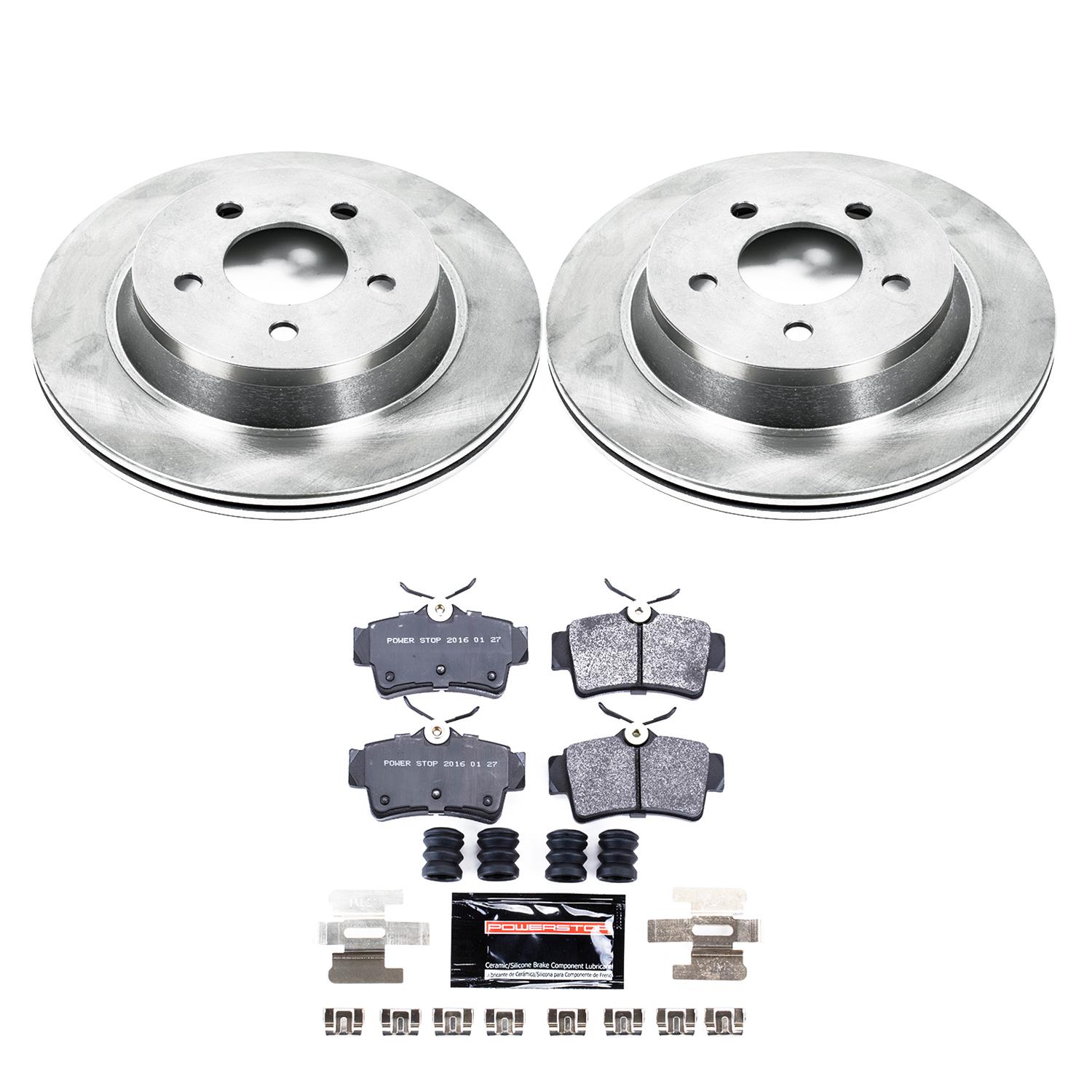 Power Stop 94-99 Ford Mustang Front & Rear Track Day Brake Kit (1x psbTDBK1306, 1x psbTDBK1304) thumbnail 9
