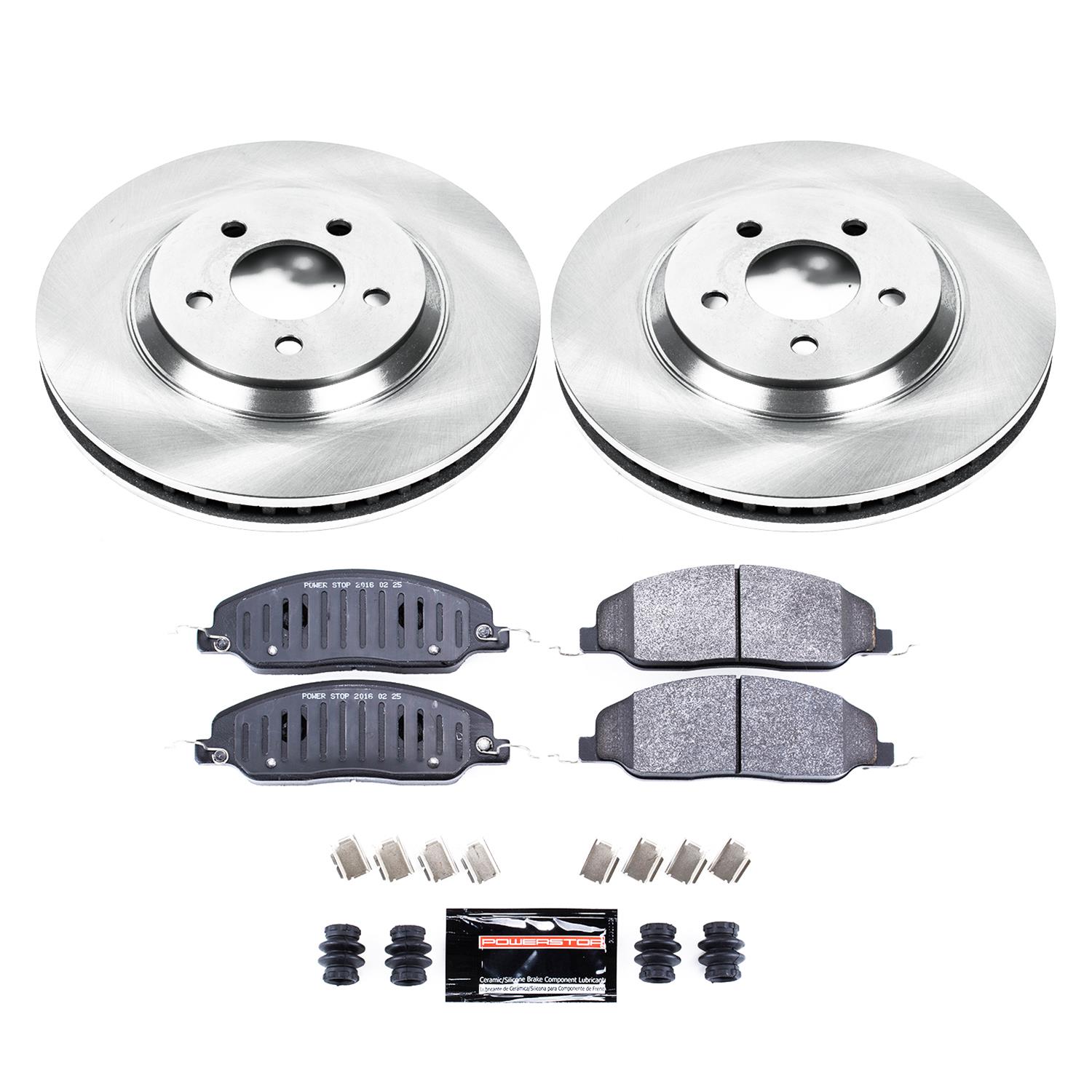 Power Stop 05-10 Ford Mustang Front & Rear Track Day Brake Kit (1x psbTDBK1384, 1x psbTDBK1380) thumbnail 8