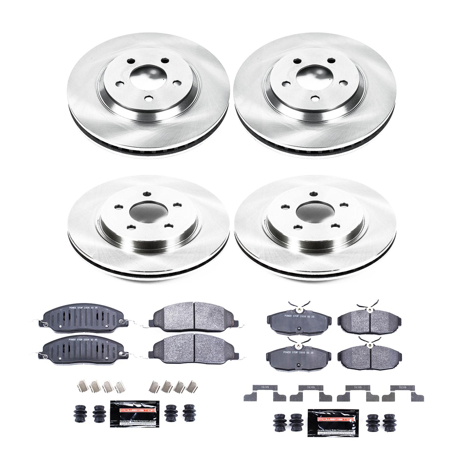 Power Stop 05-10 Ford Mustang Front & Rear Track Day Brake Kit (1x psbTDBK1384, 1x psbTDBK1380) thumbnail 7