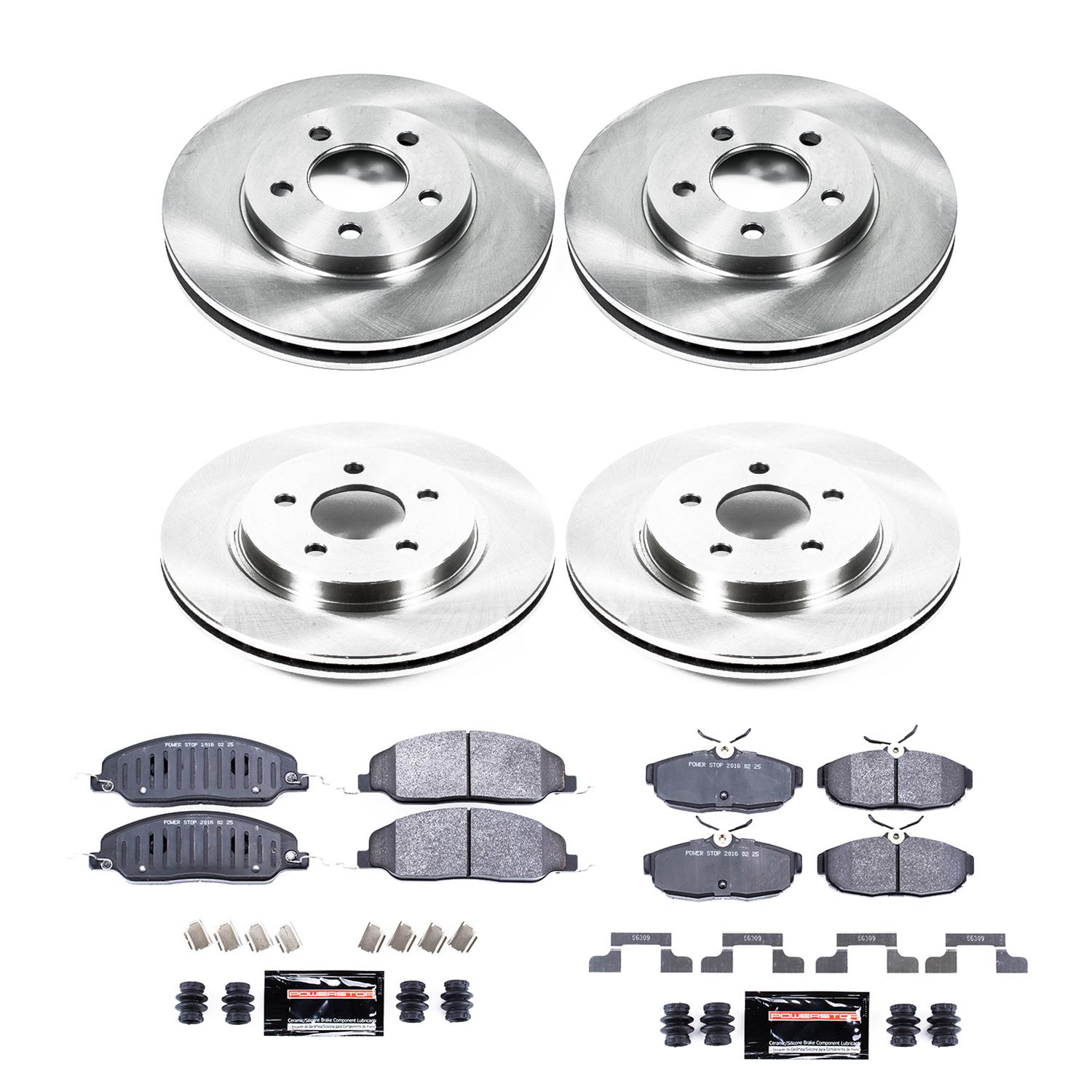 Power Stop 05-10 Ford Mustang Front & Rear Track Day Brake Kit (1x psbTDBK1384, 1x psbTDBK1382) thumbnail 6