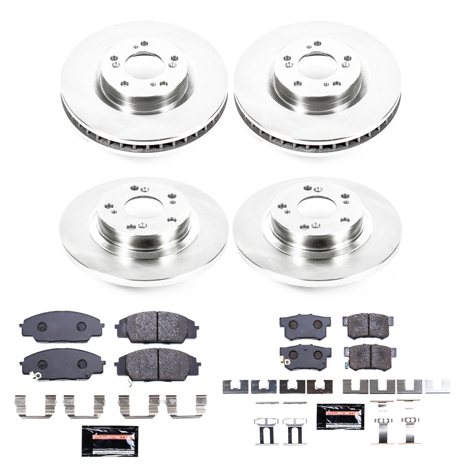 Power Stop 00-09 Honda S2000 Front & Rear Track Day Brake Kit (1x psbTDBK2276, 1x psbTDBK2310) thumbnail 4