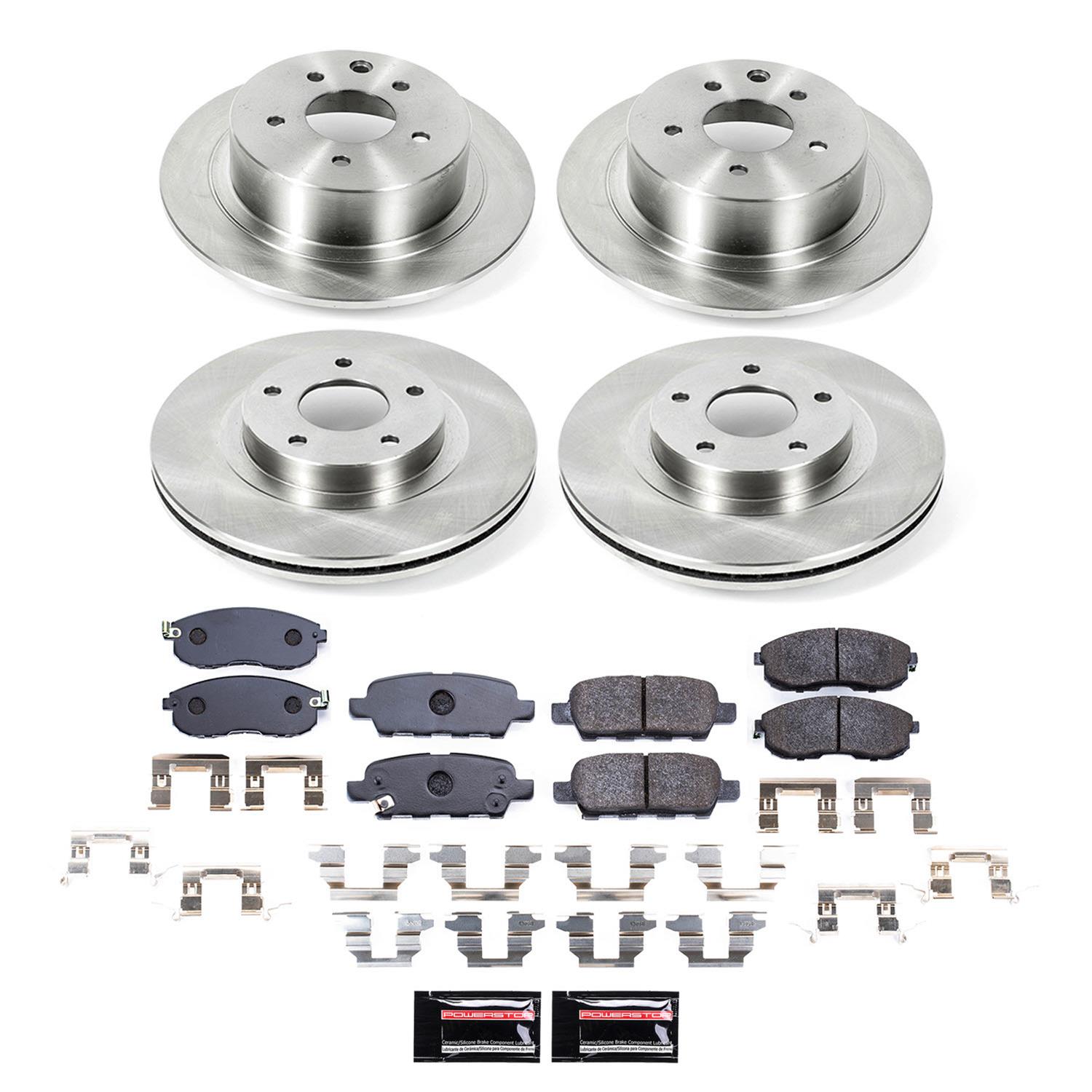 Power Stop 02-06 Nissan Altima Front and Rear Track Day Brake Kit (1x psbTDBK098, 1x psbTDBK2282) thumbnail 4