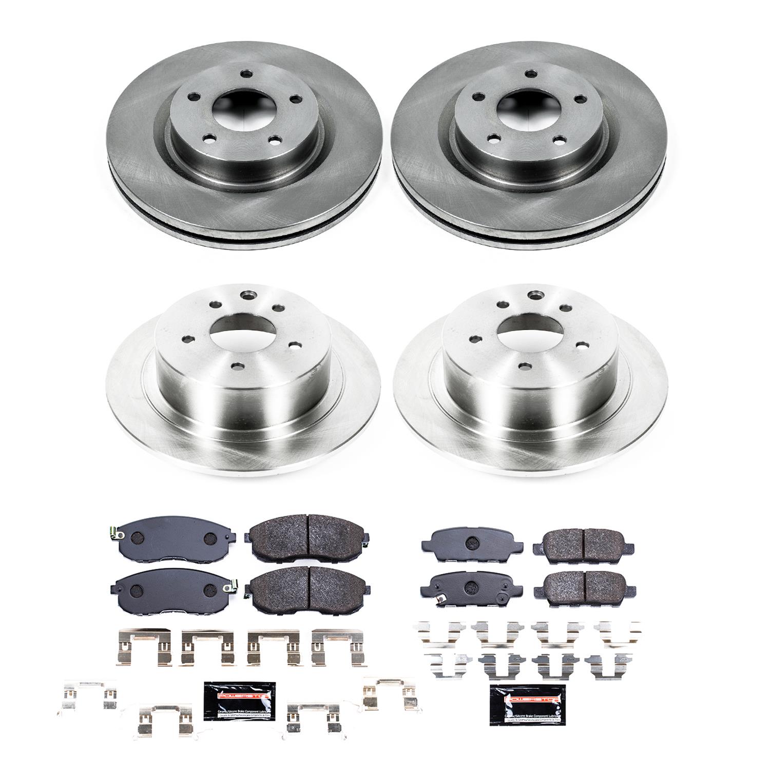 Power Stop 10-13 Nissan Altima Front & Rear Track Day Brake Kit (1x psbTDBK241, 1x psbTDBK098) thumbnail 8