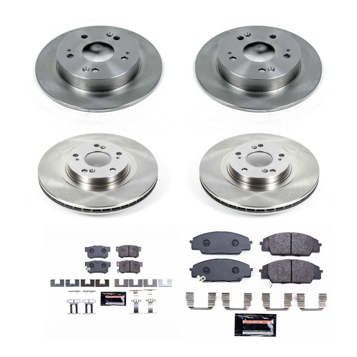 Power Stop 06-11 Honda Civic Front & Rear Track Day Brake Kit (1x psbTDBK2439, 1x psbTDBK1243) thumbnail 8