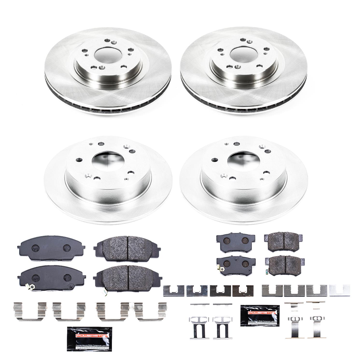 Power Stop 02-06 Acura RSX Front & Rear Track Day Brake Kit (1x psbTDBK2439, 1x psbTDBK2270) thumbnail 3