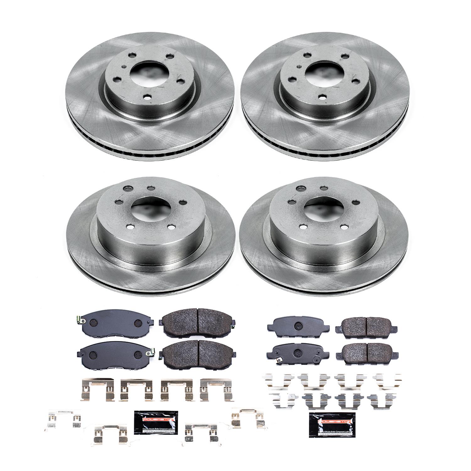 Power Stop 03-05 Infiniti G35 Front & Rear Track Day Brake Kit (1x psbTDBK103, 1x psbTDBK3140) thumbnail 3