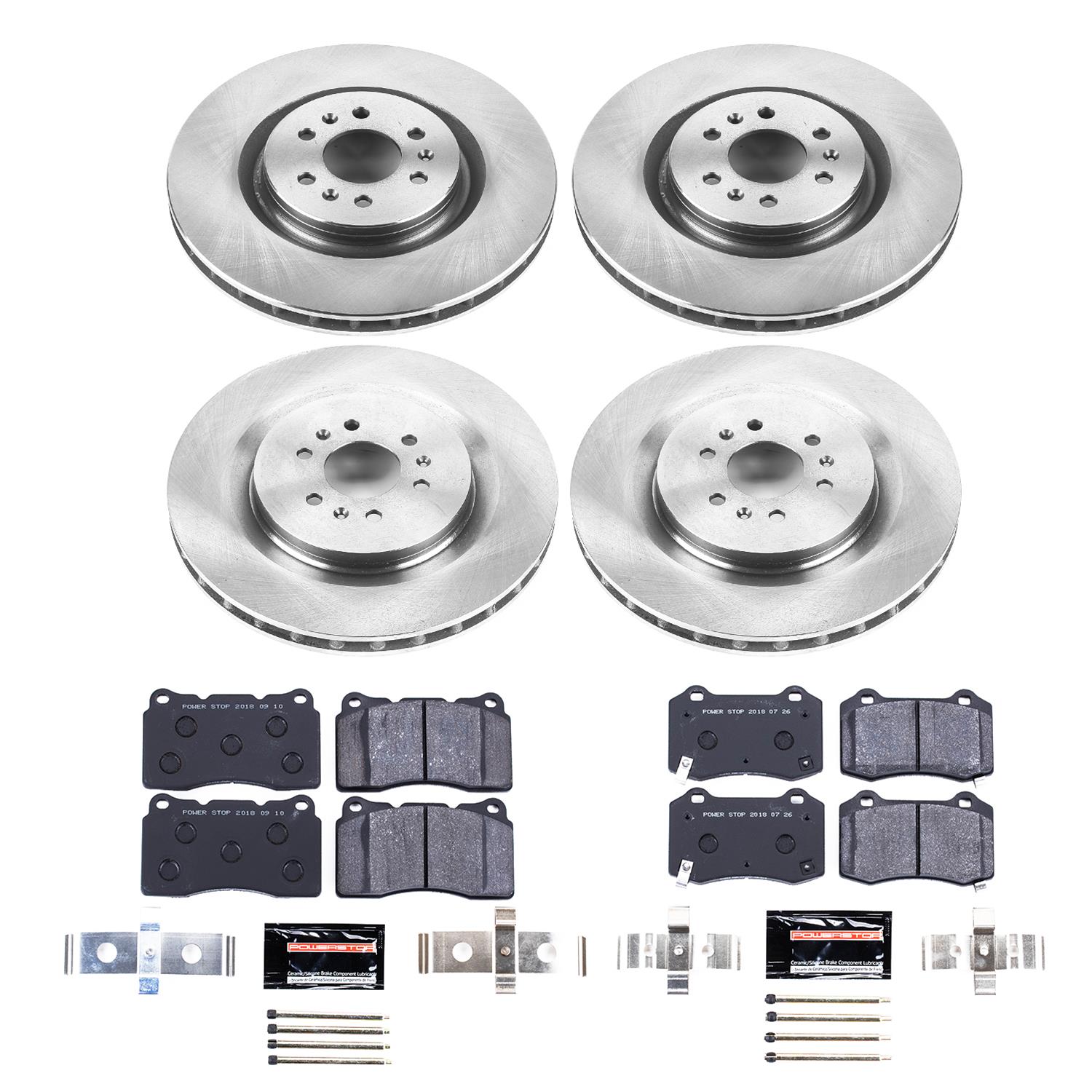 Power Stop 04-07 Cadillac CTS Front & Rear Track Day Brake Kit (1x psbTDBK2945, 1x psbTDBK2944) thumbnail 5