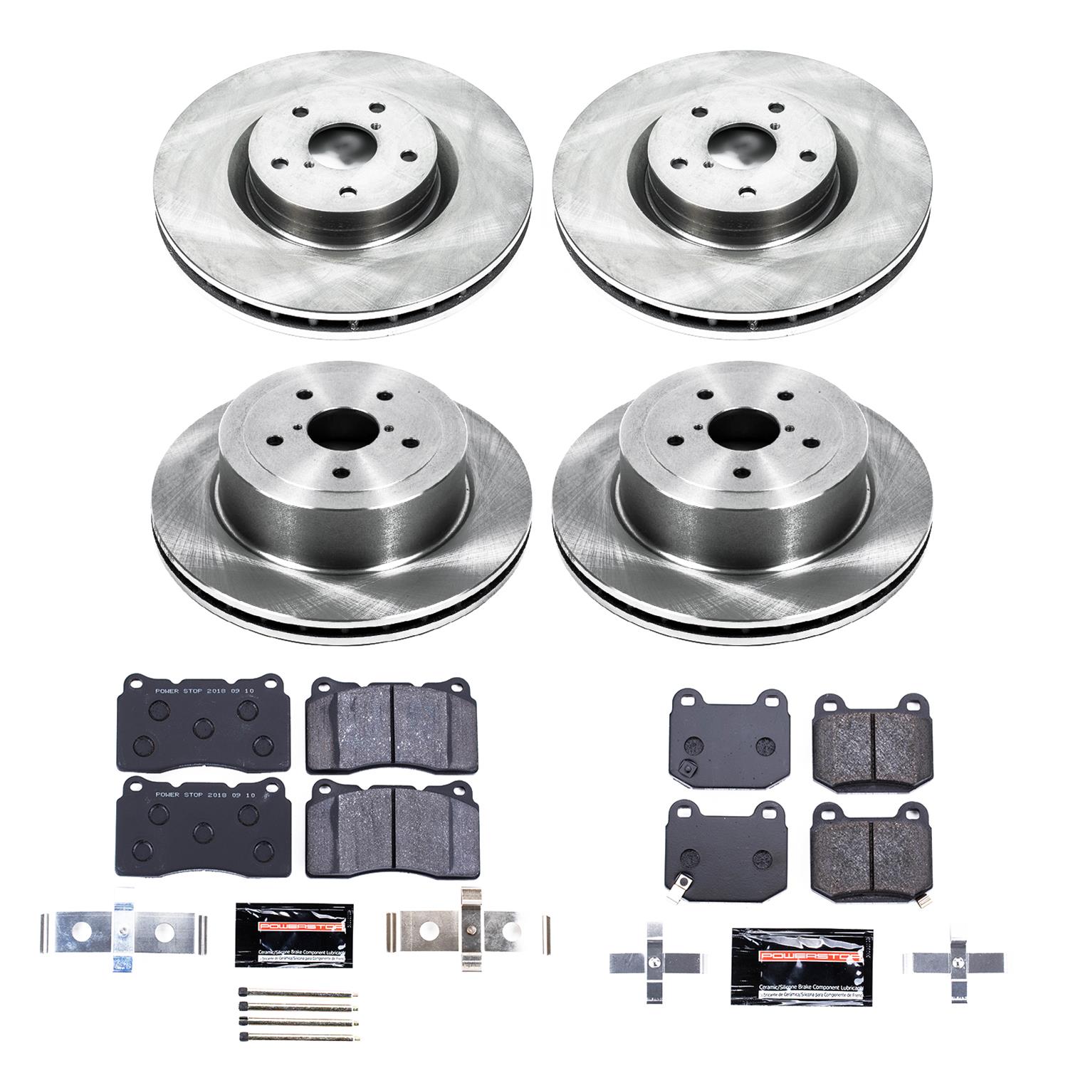 Power Stop 05-07 Subaru Impreza Front & Rear Track Day Brake Kit (1x psbTDBK2913, 1x psbTDBK131) thumbnail 5