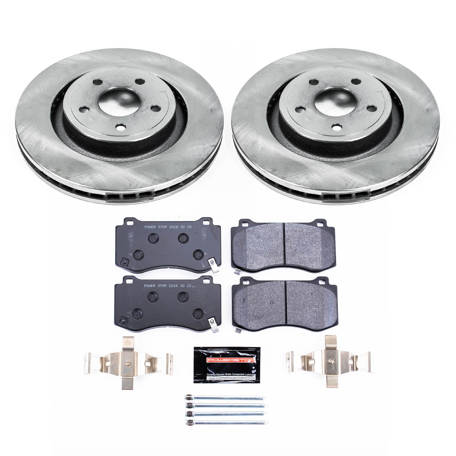 Power Stop 06-10 Jeep Grand Cherokee Front & Rear Track Day Brake Kit (1x psbTDBK2949, 1x psbTDBK2924) thumbnail 6