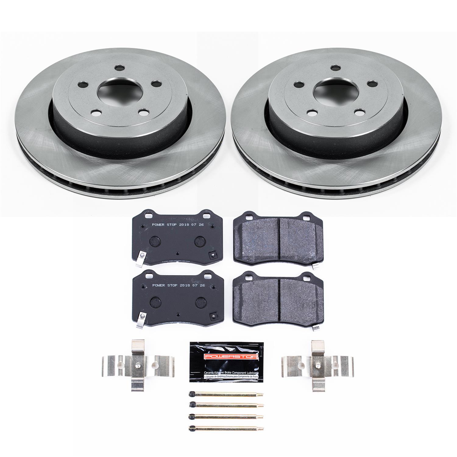 Power Stop 06-10 Jeep Grand Cherokee Front & Rear Track Day Brake Kit (1x psbTDBK2949, 1x psbTDBK2924) thumbnail 9