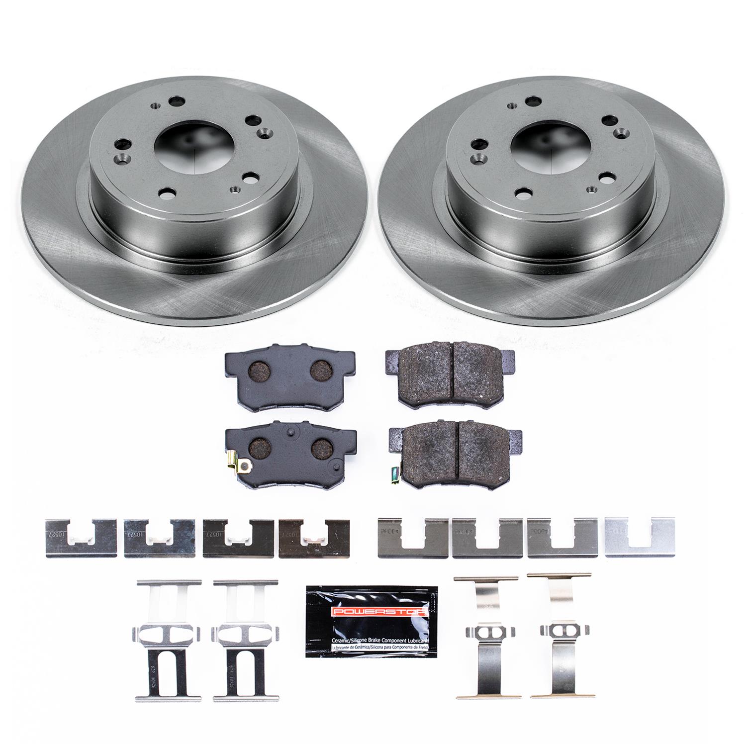 Power Stop 2016 Acura ILX Front & Rear Track Day Brake Kit (1x psbTDBK3128, 1x psbTDBK6940) thumbnail 5