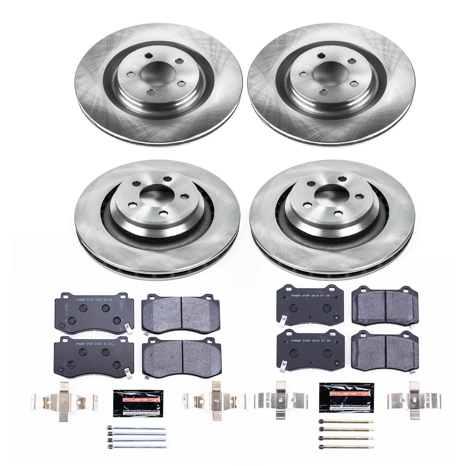 Power Stop 05-10 Chrysler 300 Front & Rear Track Day Brake Kit (1x psbTDBK4695, 1x psbTDBK4583) thumbnail 5