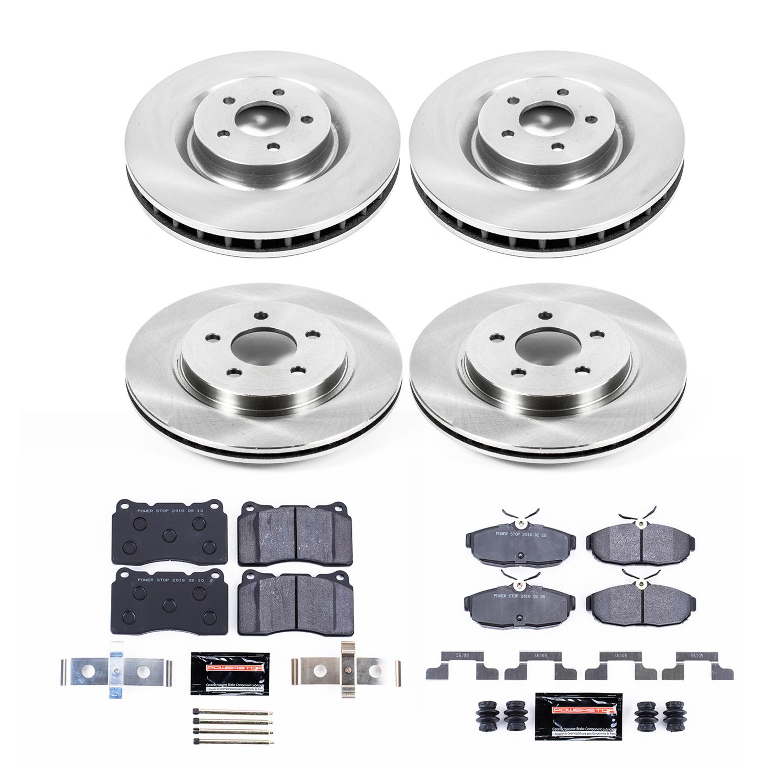 Power Stop 07-11 Ford Mustang Front & Rear Track Day Brake Kit (1x psbTDBK1384, 1x psbTDBK4547) thumbnail 5