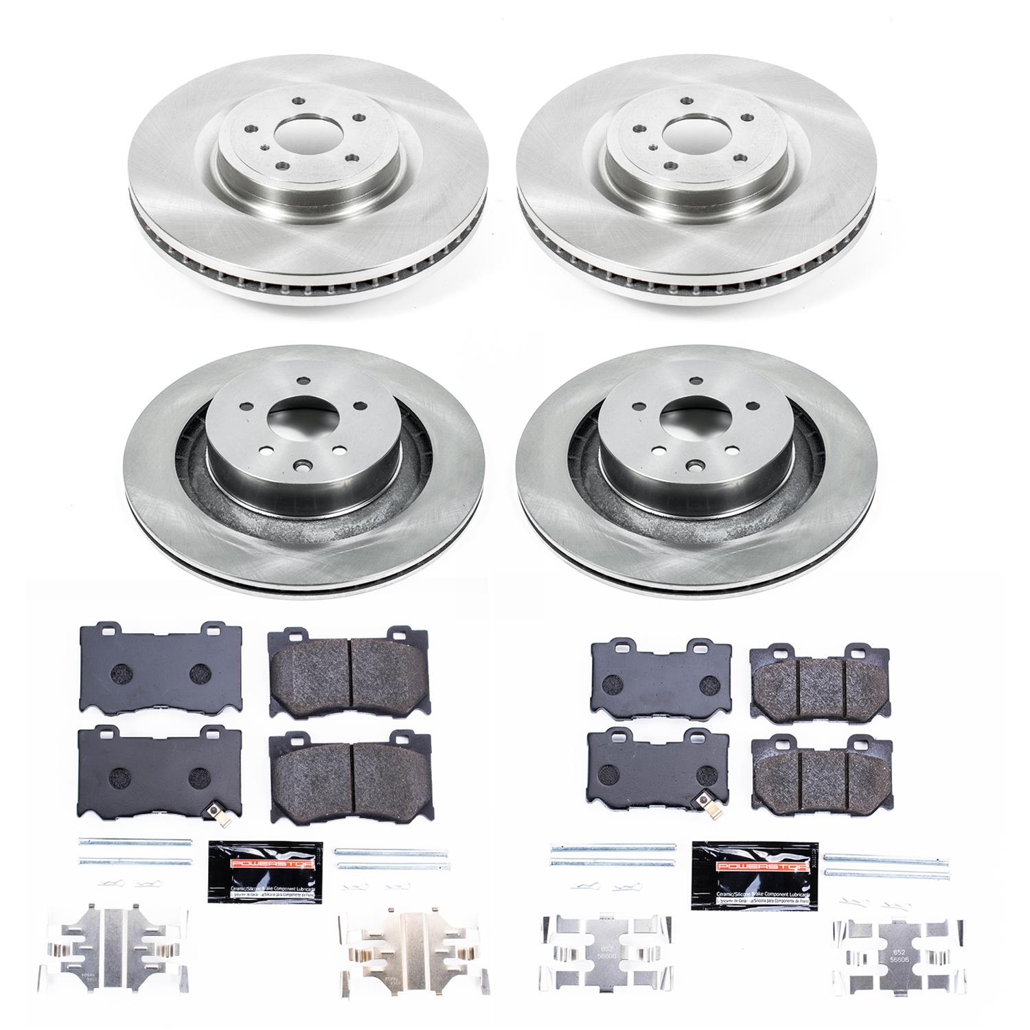 Power Stop 08-13 Infiniti G37 Front & Rear Track Day Brake Kit (1x psbTDBK4732, 1x psbTDBK2915) thumbnail 2