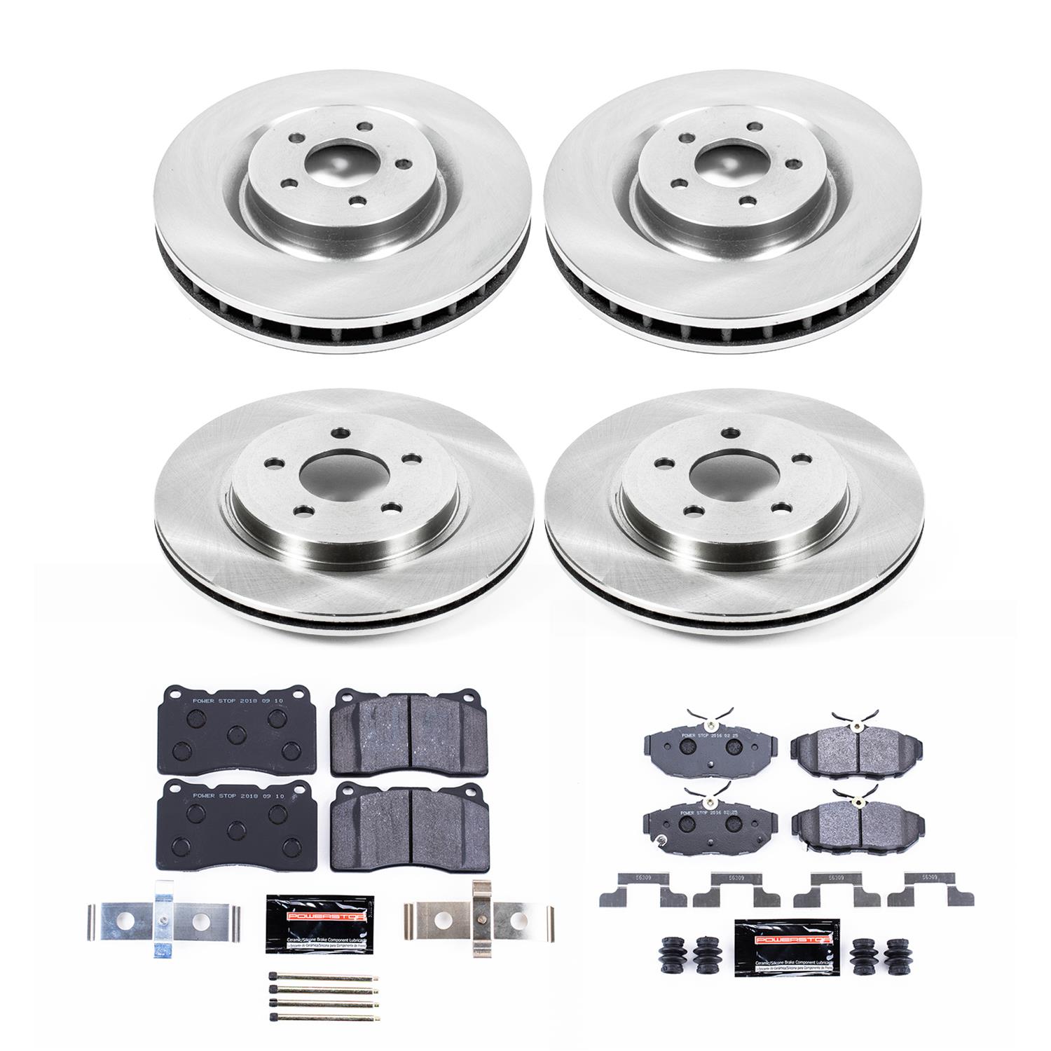 Power Stop 11-14 Ford Mustang Front & Rear Track Day Brake Kit (1x psbTDBK4547, 1x psbTDBK4749) thumbnail 7